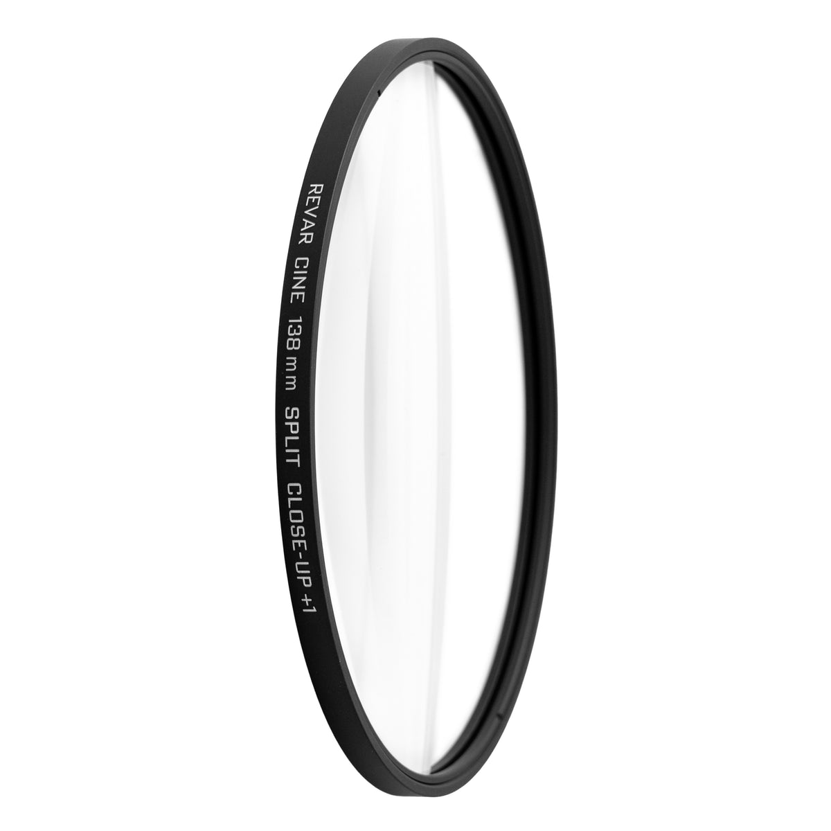 Revar Cine 138mm +1 split close-up diopter, angled view