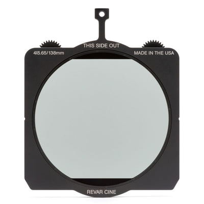 Revar Cine 4x5.65 Rota Tray with circular polarizer, front view