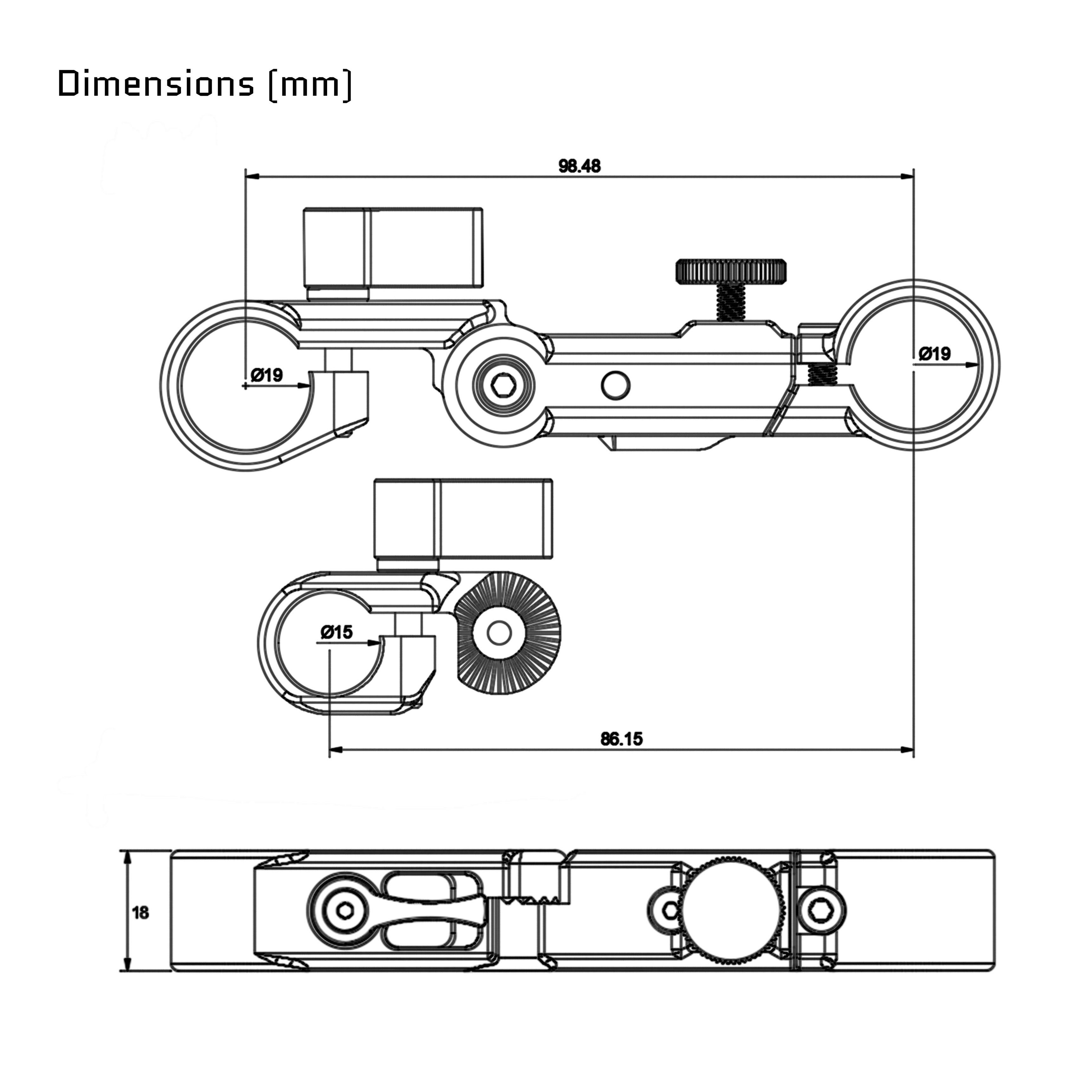 Light Widow FIZLock Focus Motor Mount - Revar Cine