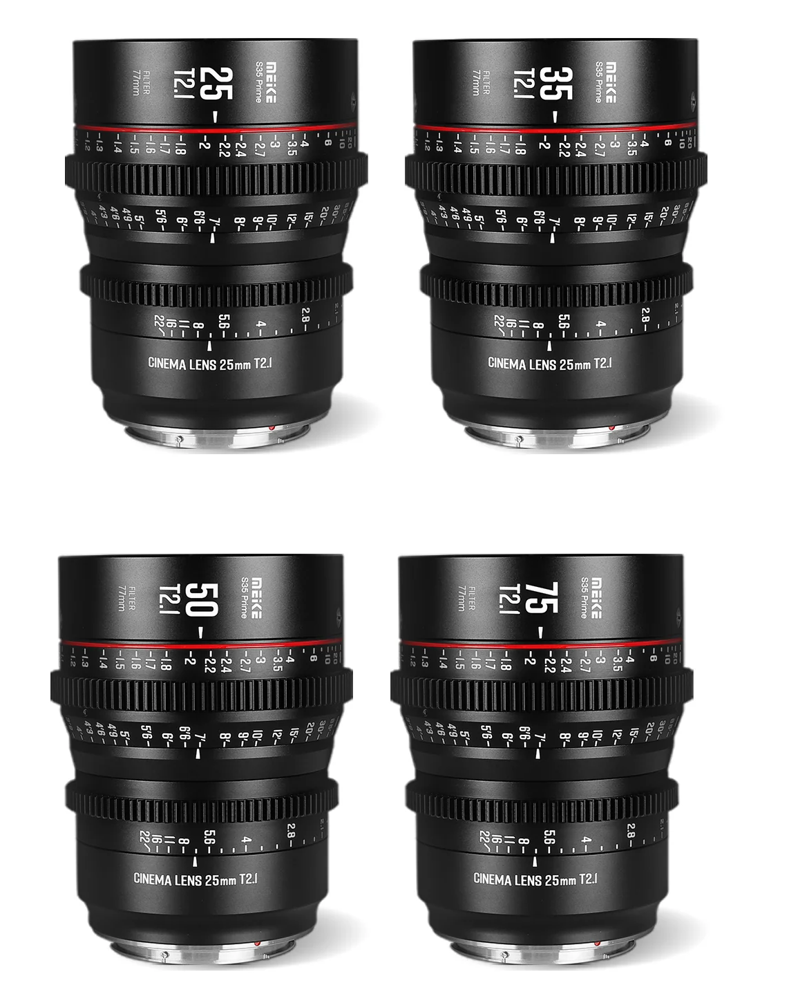 Meike Super35 Lens Kit - Revar Cine