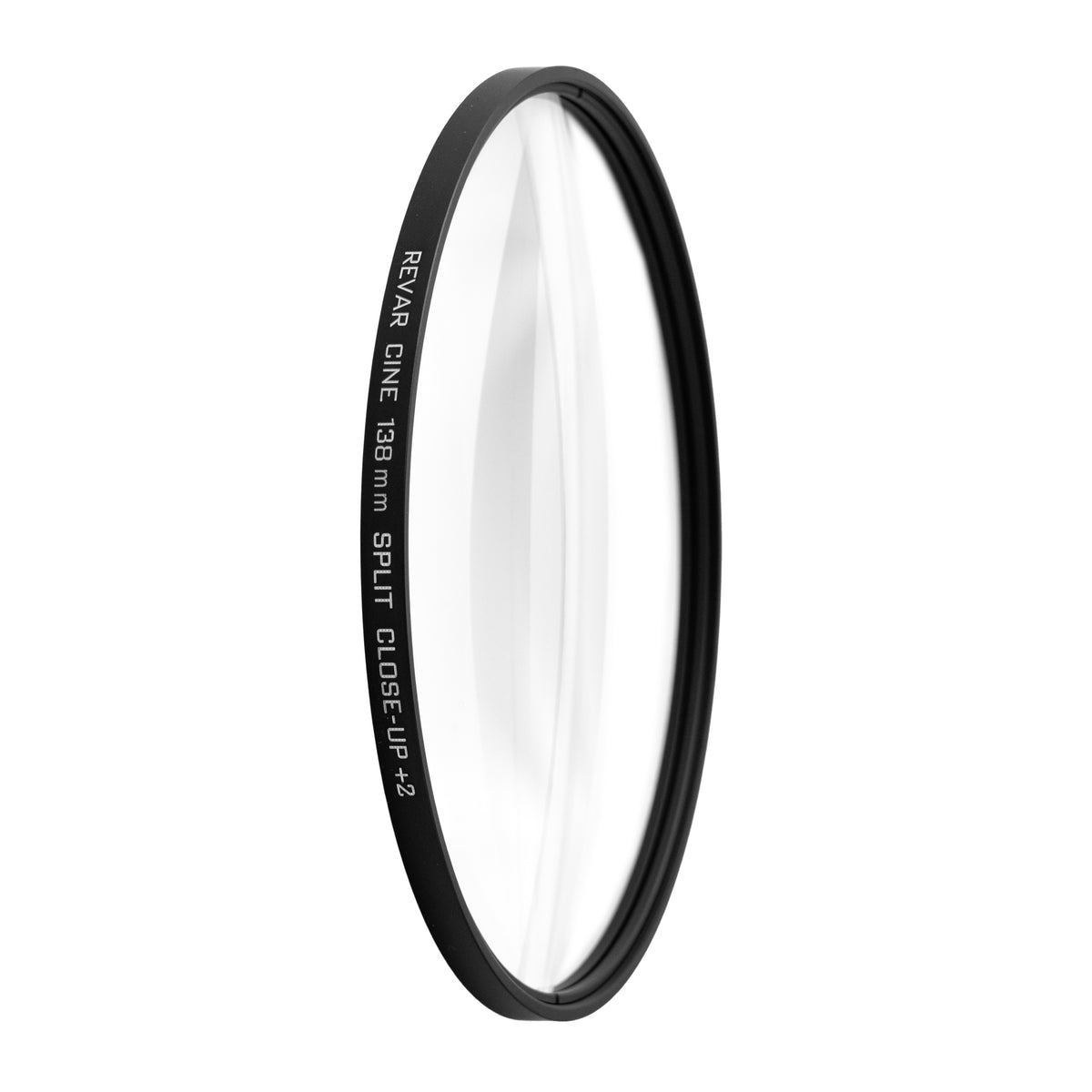 Revar Cine 138mm +2 split close-up diopter, angled view