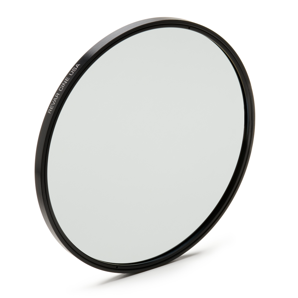 Revar Cine mounted 138mm circular polarizer, angled view